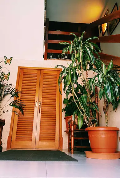 Villa Lorenzo habitaciones en Mallorca escaleras entrada